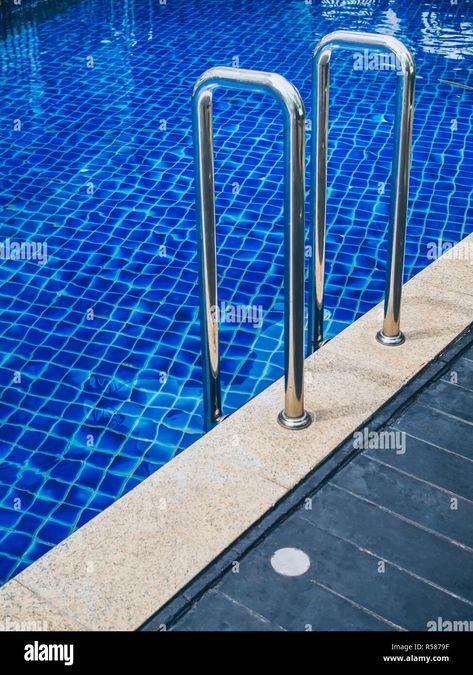 Pool Stairs, Ladder Bar, Grab Bars, Swimming Pool, Swimming Pools, Design Ideas, Stairs, Stock Images, Resolution