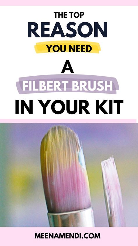 the top reason you need a filbert brush in your kit Acrylic Painting Beginner, Filbert Brush, Artwork For Wall, Acrylic Painting Flowers, Acrylic Painting Tips, Aspiring Artist, Color Blending, Painting Tips, Art Tips