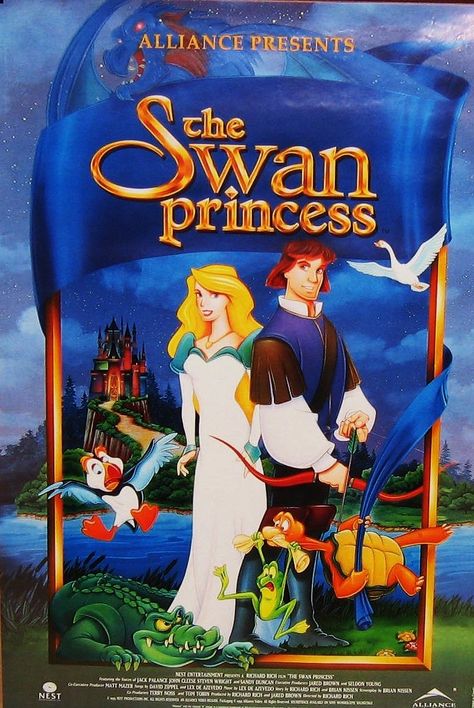 The Swan Princess, Non Disney Princesses, Princess Movies, Disney Animated Movies, Swan Princess, Film Disney, Childhood Movies, Kids' Movies, Event Photos