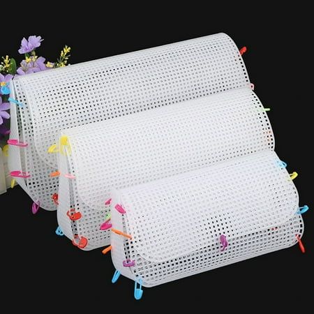 Description: 100% brand new and high quality It is used to assist the knitting of ladies' bags to make the knitting easier. Material: plastic Size: S,M,L Color: White Other tools needed: yarn, needles, accessories 4mm aperture, suitable for thicker yarn, such as Icicle This product provides a skeleton for knitting, making knitting a clue. Even if you are a beginner, you can easily learn it! Package: 1 plastic sheet / 10Pcs Snap Note: 1.Due to the different monitor and light effect, the actual co Plastic Canvas Boho, Cheap Handmade Patterns For Crafting, Yarn For Plastic Canvas, Plastic Canvas Mesh, Plastic Canvas Crafts Sewing Patterns, Plastic Mesh Crochet, Plastic Canvas Patterns Free Purse Bag Tutorials, Crochet Plastic Ring Bag, Plastic Canvas Patterns Free Sewing