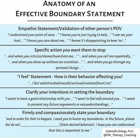 Healthy Boundary Statements, Boundaries Script, Boundary Statements, Assertive Communication, Healthy Boundaries, Relationship Help, After Life, Mental And Emotional Health, Emotional Intelligence