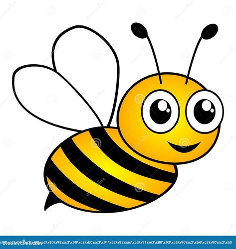 Bee Cartoon Images, Honey Bee Pictures, Bumble Bee Cartoon, Bee Cartoon, Bee Icon, Contemporary Logo, Bee Images, Bee Pictures, Black Bee