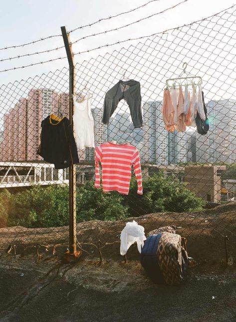 Washing Line Photography, Outdoor Washing Lines, Laundry Unit, Laundry Shoot, Laundry Hanging, Laundry Lines, Washing Lines, Laundry Art, Shaka Wear