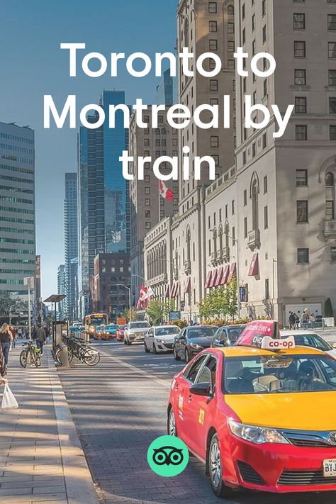 For a quick and comfortable journey between Toronto and Montreal, book a VIA Rail Canada train, which can make the trip in as little as five hours. Toronto To Montreal Road Trip, Via Rail Canada, Canada Train, Montreal Travel, Via Rail, Canada Trip, Private Car, Living History Museum, Golden Triangle