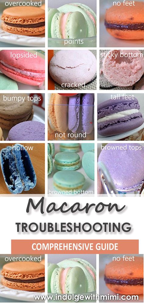 Making Macarons For Beginners, Macaron Troubleshooting Guide, High Altitude Macarons, How To Decorate Macarons, French Macaroons Recipe, French Macaron Troubleshooting, Fancy Macarons, Easy French Macaron Recipe, Perfect Macarons