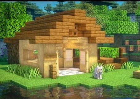 Dog House Minecraft Big, Minecraft Dog Kennel Ideas, Minecraft Doghouses, Cute Minecraft Dog House Ideas, Minecraft Dog House Ideas Big, Cute Dog House Minecraft, Small Dog House Minecraft, Dog House In Minecraft, Dog Home Minecraft