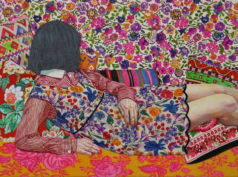 Naomi Okubo, Figurative Kunst, Shy Girls, Art Curator, Arte Inspo, Japanese Artists, Female Art, Art Inspo, Camouflage