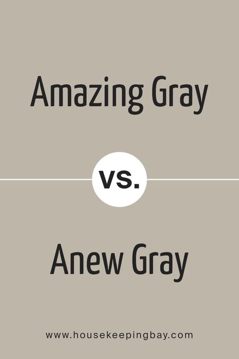 Amazing Gray SW 7044 by Sherwin Williams vs Anew Gray SW 7030 by Sherwin Williams Anew Gray Sherwin Williams Cabinet, Sw Amazing Gray Cabinets, Sw Essential Gray, Amazing Grey Sherwin Williams, Anew Gray Complimentary Colors, Sw Anew Gray Cabinets, Amazing Gray Sherwin Williams, Sw Anew Gray, Sherwin Williams Amazing Gray