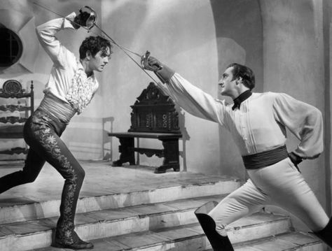 🔥 Ji Li Jail 🔥 Shazz on Twitter: "The inherent homoeroticism of fencing your rival… " Basil Rathbone, Tyrone Power, The Lone Ranger, Figure Reference, Human Poses Reference, Poses References, Human Poses, Body Reference, Body Poses