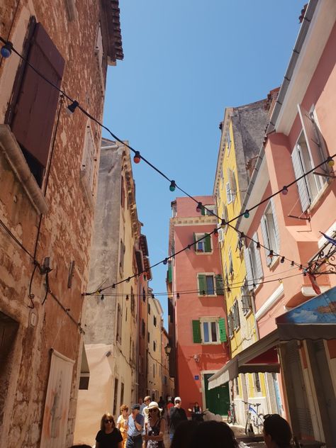 Istria Croatia Aesthetic, Rovinj Croatia Aesthetic, Croatia Travel Aesthetic, Rovinj Aesthetic, Croatia Summer Aesthetic, Home Aestethic, Gap Year Aesthetic, Balkan Aesthetic, Porec Croatia