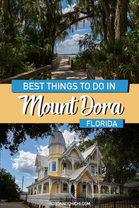 Mount Dora Florida, Florida Vacation Spots, Places To Visit In Florida, Florida Bucket List, Florida Road Trip, Florida Travel Guide, Mount Dora, Florida Orlando, Palm Island