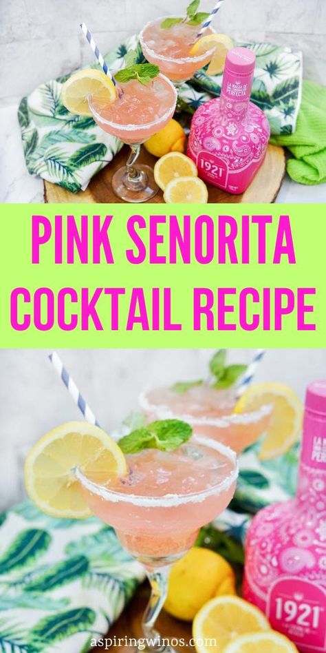 Pink Senorita Cocktail Recipe | Tequila Cocktail Recipe | Pink Lemonade Cocktail Recipe | Cocktail Recipes | Summertime Cocktail Recipes | Lemon Cocktail Recipes #PinkSenoritaCocktailRecipes #CocktailRecipes #TequilaCocktailRecipes #PinkLemonade #SummerCocktails Pink Senorita, Pink Lemonade Cocktail, Lemon Cocktail Recipes, Lemonade Cocktail Recipe, Wine Cocktail Recipes, Summertime Cocktail, Lemon Cocktail, Blog Success, Creative Cocktails