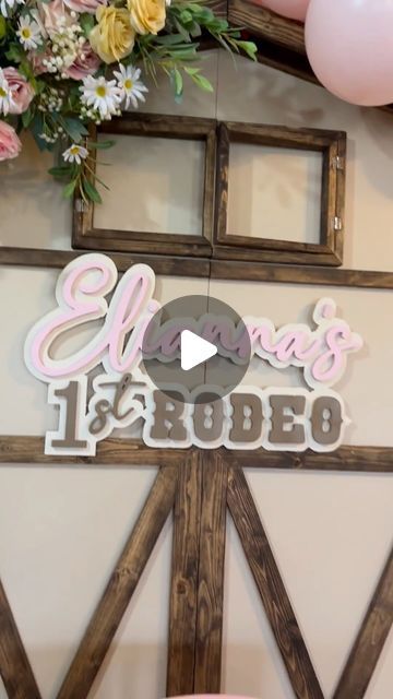 Nicole Creations Houston on Instagram: "Elianna’s 1st Rodeo 🐷🐴🐓🐄  Thanks to mommy and dad for choosing us  Soft play @mia_softplay  Vinyls @proquickmedia Wood backdrops @king_woodcustombackdrops   #eventplanner #kidspartyplanner #1strodeo #farmtheme #kidspartyideas #balloongarland #houstonevents #houstonballoons #spring #porter #kingwood #sugarland #houston"