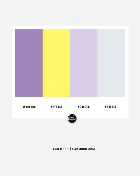 Color Combos, Color Palette, Color Schemes 1 Lavender Color Combo, Lavender And Yellow Color Palette, Yellow Color Combo, 3color Palette, Color Combinations With Purple, Purple And Yellow Palette, Purple Color Palette Combination, Yellow Color Palette Colour Schemes, Yellow And Purple Color Palette