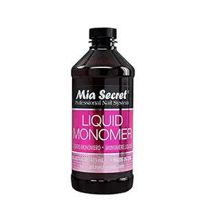 16 oz Mia Secret Liquid Monomer - Professional Acrylic Nail Liquid for Acrylic Powder - EMA monomer - Nail Monomer liquid - ema monomer acrylic nail liquid Nail Monomer, Monomer Liquid, Acrylic Nail Liquid, Big Bottle, Acrylic Powder, Nail Technician, Acrylic Nails, Beauty And Personal Care, Personal Care