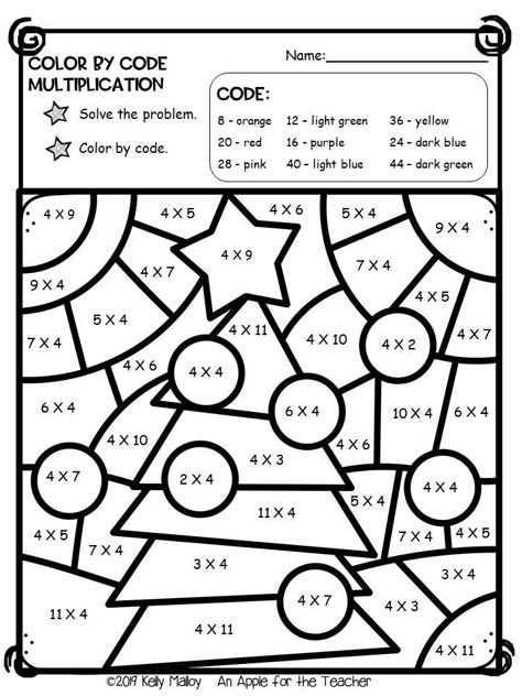 Christmas Multiplication Worksheets, Addition Color By Number, Christmas Multiplication, Holiday Math Worksheets, Christmas Color By Number, Christmas Math Worksheets, Christmas Math Activities, Math Coloring Worksheets, Color By Number Printable