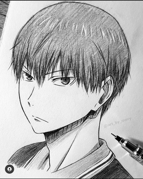 Haikyuu Drawing Kageyama, Kageyama Drawing Sketch, Anime Sketch Haikyuu, Haikyuu Sketch Pencil, Haikyuu Drawing Sketch, Kageyama Drawing, Haikyuu Sketch, Haikyuu Drawing, Itachi Uchiha Art