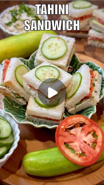 Henna Aggarwal on Instagram: "🥪Lebanese Tahini Sandwich🥪 No Mayonnaise Whip up a delicious tahini sandwich: creamy tahini spread, fresh veggies, and a sprinkle of salt & Pepper, all packed in a wholesome, fresh bread. Perfect for a quick and healthy meal! The spead also makes for a great healthy Dip with Falafels and Lavash!  TAHINI PASTE: 🥪ROASTED Sesame Seeds- 1/3 Cup 🥪Olive Oil- 3 Tbsp 🥪Lemon Juice- 1/2 Lemon 🥪Green Chilli- 2 🥪Salt- 1 Tsp 🥪Garlic- 6 Cloves  TAHINI SPREAD: 🥪Tahini Paste 🥪Hung Curd- 1/3 Cup 🥪Pepper Powder- 1/2 Tsp 🥪Salt- 1/2 Tsp 🥪Green Chilli- 1 🥪Fresh Coriander- 1 Tbsp  OTHERS: 🥒Cucumber 🍅Tomato 🍞Bread Slices  #Tanini #Lebanese #Mediterranean #MediterraneanCuisine #Sandwich #BreakfastSandwich [Tahini, Lebanese, Mediterranean, Mediterranean Cuisine, Sandw Kitty Recipes, Lebanese Sandwich, Breakfast Sandwich Recipes Vegetarian, Healthy Bread Spreads, Tahini Sandwich, Indian Snacks Vegetarian, No Oil Recipes, Bread Recipes Indian, Bread Sandwich Recipe Indian