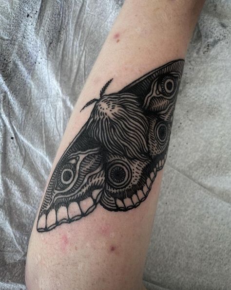 Moth Mask, Los Angeles Tattoo, Woodcut Tattoo, Engraving Tattoo, G Tattoo, La Tattoo, Insect Tattoo, Moth Tattoo, Butterfly Tattoo Designs