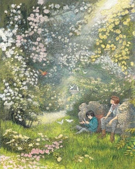 Brindille on Twitter: "#illustrations by Anglo-Australian author and illustrator © Inga Moore… " Inga Moore, Secret Garden Book, Frances Hodgson Burnett, Garden Illustration, Children's Book Illustrations, Garden Pictures, Secret Gardens, Art Et Illustration, Garden Care