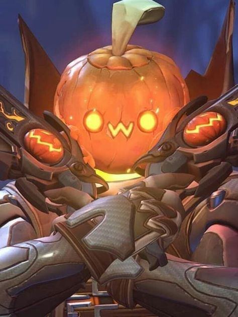 Overwatch Halloween Pfp, Reaper Pfp Ow, Reaper Pumpkin Carving, Overwatch Halloween, Pumpkin Reaper, Pumpkin Carving Template, Reaper Overwatch, Overwatch Reaper, Halloween Pfp