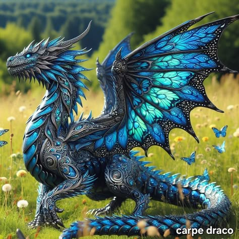 Dragon Photo, Blue Dragon Wyrmling, Topaz Dragon, Cool Dragon Pictures, Ancient Blue Dragon, Blue Sea Dragon Art, Puff The Magic Dragon, Eagle Painting, Blue Dragon Miniature