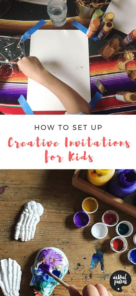 How to Set Up Creative Invitations for Kids Each Morning Morning Invitation, Artful Parent, Fun Fall Decor, Encouraging Art, Easy Art For Kids, Family Tips, Art Activities For Toddlers, Sensory Crafts, Task Boxes