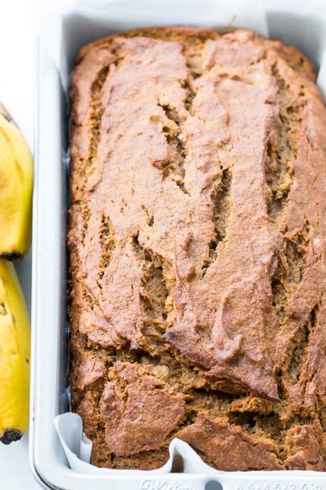 Paleo Banana Bread with Cassava Flour Paleo Banana Bread Recipe, Cassava Flour Recipes, Paleo Banana Muffins, Easy Keto Bread Recipe, Keto Banana Bread, Coconut Flour Bread, Paleo Banana Bread, Flours Banana Bread, Best Keto Bread