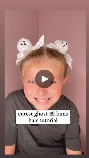 Ghost Buns Hair, Ghost Buns, Braid Inspiration, Hair Bun Tutorial, Daily Hairstyles, Bun Hair, Halloween Hair, Halloween Event, Hair Elastics