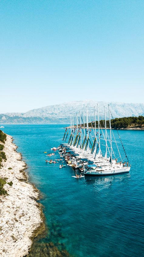 Sail Croatia, Yacht Week Croatia, Croatia Party, Croatia Yacht Week, Bvi Sailing, Sailing Party, Boating License, Sailing Croatia, Yacht Week