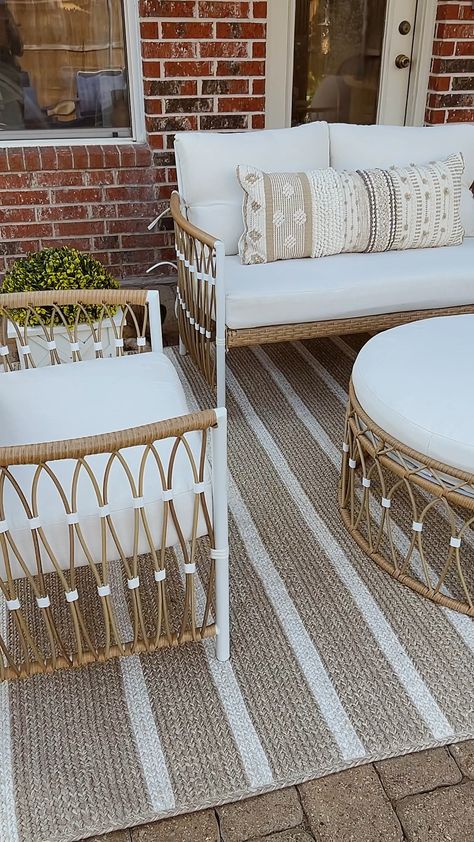 Better Homes & Gardens Lilah … curated on LTK Better Homes And Gardens Outdoor Furniture, Better Homes And Garden Patio Furniture, Outdoor Patio Rug Ideas, Porch Rugs Outdoor Ideas, Vintage Outdoor Furniture, Summer Deck, Bedroom Inspirations Minimalist, Beach Place, Outdoor Rugs Patio