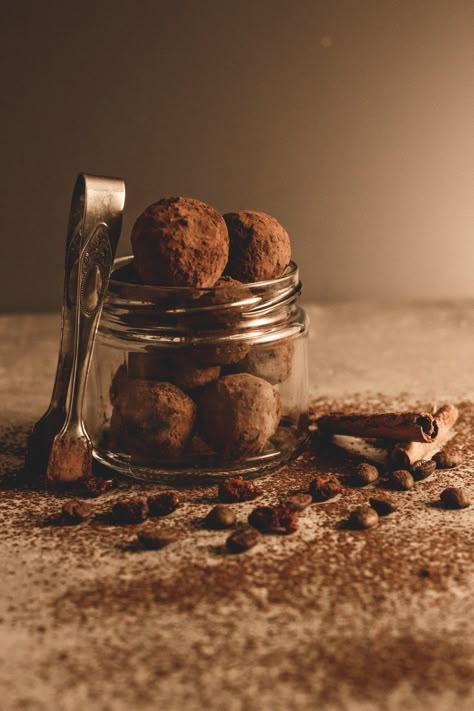 Chocolate Truffles Aesthetic, Truffles Aesthetic, Truffles Photography, Winter Wedding Cake, Food Photography Inspiration, Ferrero Rocher, Brown Colour, Romantic Movies, Colour Board