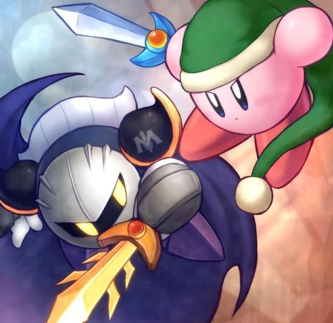 Sword Kirby vs Meta Knight | Kirby | Know Your Meme Knight Anime, Lucario Pokemon, Party Characters, Kirby Character, Meta Knight, Kirby Art, Nintendo Pokemon, Super Smash Brothers, Anime Inspired Outfits