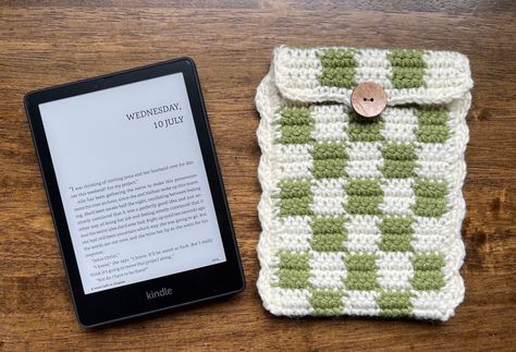 This Tablet & E-Reader Cases item by StitchedByAndie has 6 favorites from Etsy shoppers. Ships from Morgantown, WV. Listed on Feb 4, 2024 Crochet Tablet Sleeve, Kindle Case Pattern, Crochet Tablet Case, Crochet Kindle Sleeve, Crochet Holiday Gifts, Kindle Bag, How To Do Crochet, Checkered Crochet, Kindle Holder