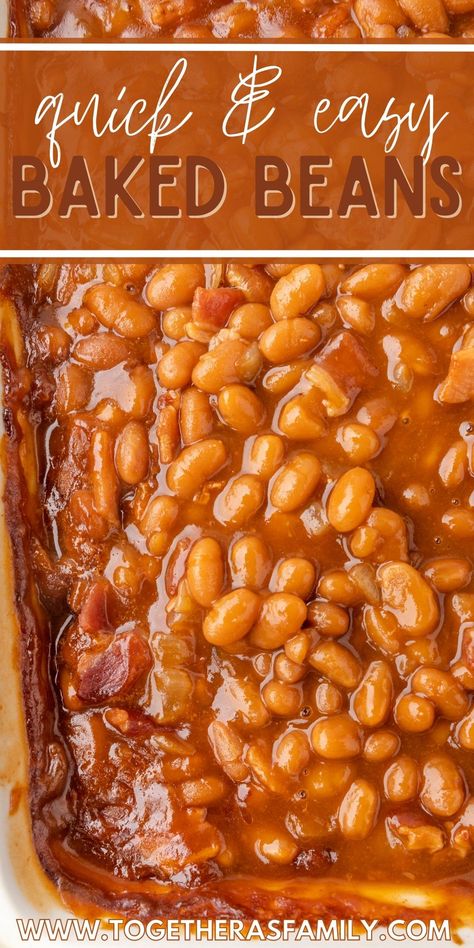 Smoked Baked Beans Recipe, Smoked Baked Beans, Homemade Baked Beans Recipe, Beans Recipe Crockpot, Canned Baked Beans, On The Smoker, Best Baked Beans, Easy Baked Beans, Baked Beans With Bacon