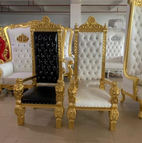 Throne Chair | King And Queen Chairs King And Queen Chairs, Wedding Throne, King Throne Chair, White Throne, Queen Chair, King On Throne, Royal Chair, King Chair, Royal Throne