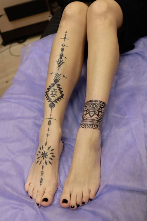 Leg Ankle Tattoo, Cherokee Tattoos, Grace Tattoos, Earthy Tattoos, Anklet Tattoos, Spiritual Tattoos, Calf Tattoo, Tattoo Project, Back Tattoo Women