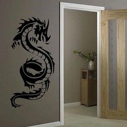 Cool Dragon Wall Decal Dnd Wall Mural, Dragon Quilts, Dragon Room, Gray Dragon, Dnd Room, Room Murals, Dragon Wall Art, Living Room Murals, Interior Window