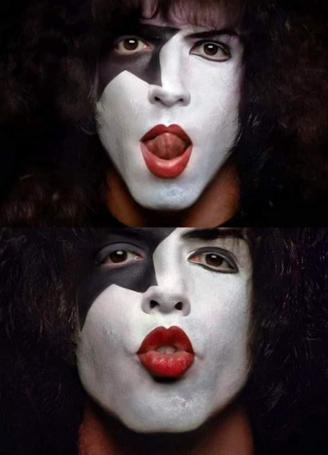 Paul Stanley Makeup, Paul Stanley, Kiss Band, Inspired Makeup, Kiss Makeup, Look At You, Rock Star, Rock N, Makeup Inspiration