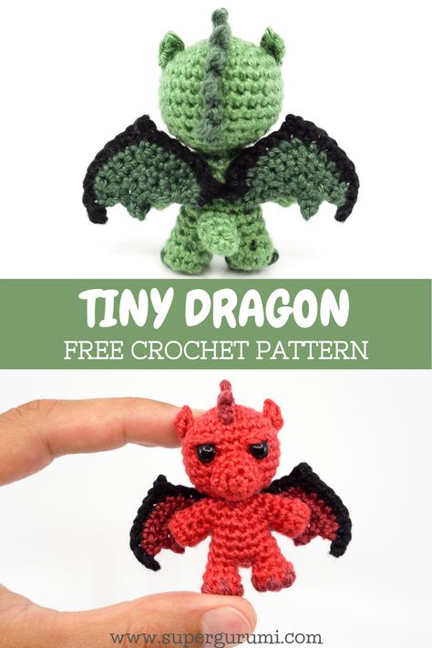 Dragon Crochet Pattern, Amigurumi Dragon, Dragon Crochet, Crochet Dragon Pattern, Mini Amigurumi, Animal Crochet, Crochet Dragon, Crochet Animals Free Patterns, Crochet Amigurumi Free