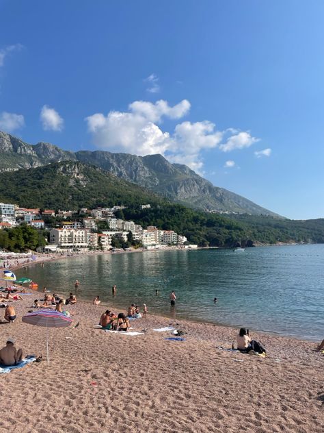 #beach #montenegro #budva #sea #sand #mountains #travel Budva Montenegro, Mountains Travel, Sea Sand, Travel, Quick Saves