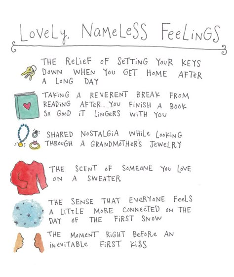 Lovely, Nameless Feelings Mari Andrew, Cup Of Jo, Funny Illustration, Friday Morning, Choose Joy, Happy Words, Wonderful Words, Original Illustration, Happy Thoughts