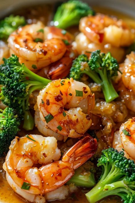 Honey Garlic Butter Shrimp and Broccoli Shrimp And Broccoli Recipes, Garlic Butter Shrimp And Broccoli, Honey Garlic Butter Shrimp, Honey Garlic Shrimp, Doing The Dishes, Shrimp And Broccoli, Garlic Butter Shrimp, Butter Shrimp, Healthy Food Dishes