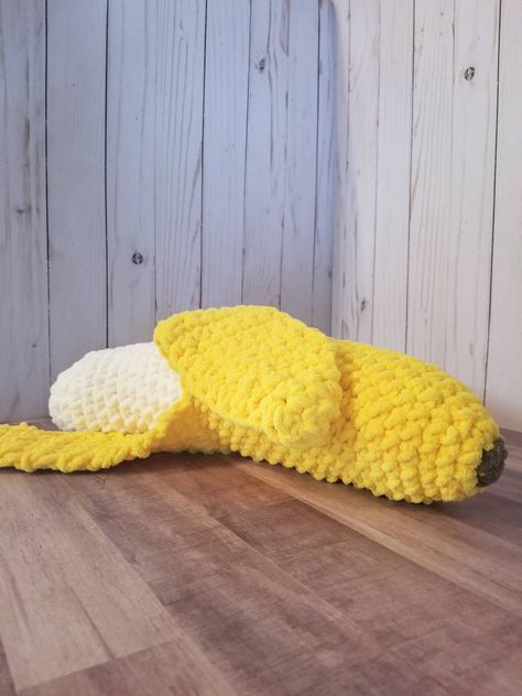 Banana Pillow, Banana Photo, Crochet Banana, Banana Party, Monkey Crochet, Fuzzy Pillows, Mini Bananas, Go Bananas, Monkey Business