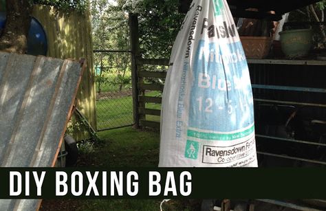 DIY Boxing Bag Diy Exercise Equipment, Home Boxing Workout, Gynecological Problems, Boxing Bag, Stair Climber, Boxing Bags, Different Exercises, Home Gym Equipment, Boxing Workout