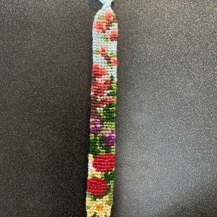 Flowers Alpha Pattern, Macrame Bracelet Diy, Sister Bracelet, Strung Beads, Friendship Bracelets Designs, Diy Bracelets Patterns, Crochet Bracelet, Friendship Bracelets Diy, Flower Bracelet