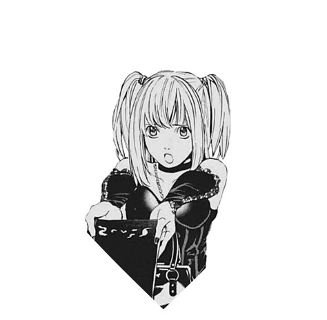 Anime Icon White Background, Misa Phone Theme, Anime Decals, Home Lock Screen, Anime Lock Screen, Misa Amane, Iphone Case Stickers, Iphone App Design, Phone Stickers