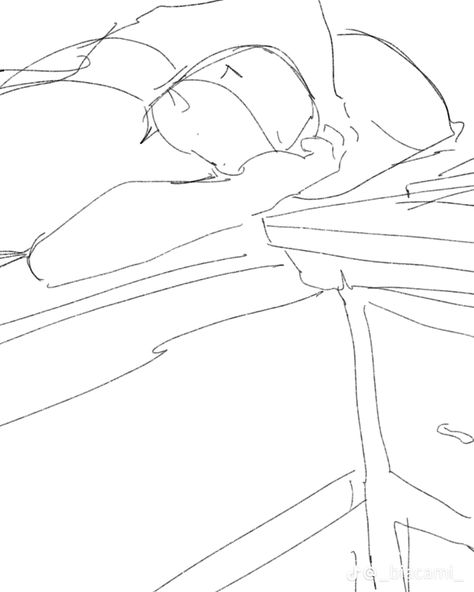 In Bed Pose Reference, Bed Pose Reference, Laying In Bed Pose, Bed Pose, Manga Poses, Laying In Bed, 강아지 그림, Creative Drawing Prompts, Reference Drawing