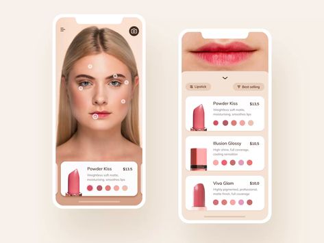 Desain Ux, Travel Website Design, Ui Design Mobile, Makeup App, Ui Ux 디자인, Face App, Web Design Mobile, App Concept, Beauty App