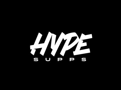 HYPE Supps by Sasha Cko on Dribbble Hype Logo Design, Electric Potential, Color Palette Logo, Hype Logo, Palette Logo, Sporting Club, Brand Identity Logo, Music Shop, Design Brand Identity